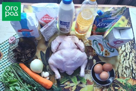 Как приготовить курицу фаршированная блинами